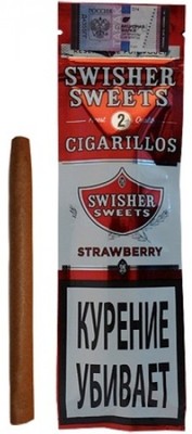 Сигариллы Swisher Sweets Strawberry (2 шт.)