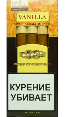 Сигариллы Handelsgold Vanilla Blond Wood Tip