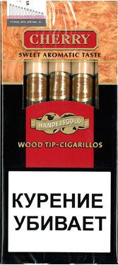 Сигариллы Handelsgold Cherry Red Wood Tip