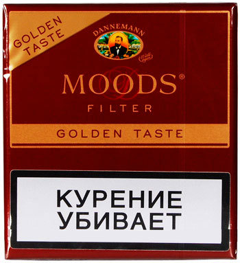 Сигариллы Moods Filter Golden Taste 10