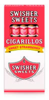 Сигариллы Swisher Sweets Strawberry Mini Cigarillos