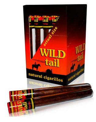 Сигариллы Wild Tail French Cognac (в стеклянных тубах) 25шт.