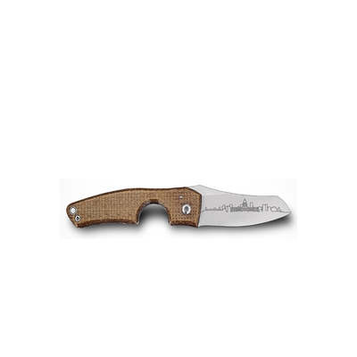 Сигарный нож Le Petit - Skyline - Micarta Caramel - La Havana