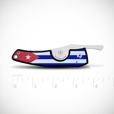 Сигарный нож Le Petit - Flag - Cuba - Dark wood