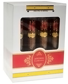 Сигариллы Сигары Aroma Cubana Gold Cherry Corona Накопитель 12 штук