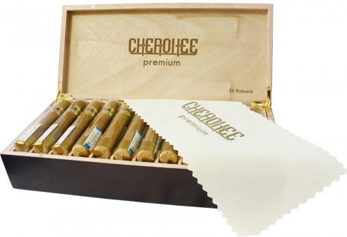 Сигариллы Сигары Cherokee Premium Robusto в хьюмидоре 24 шт.