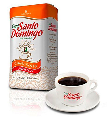 Доминиканский кофе Santo Domingo Caracolillo, молотый 454гр.