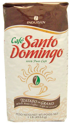Доминиканский кофе Santo Domingo, в зернах 454гр.