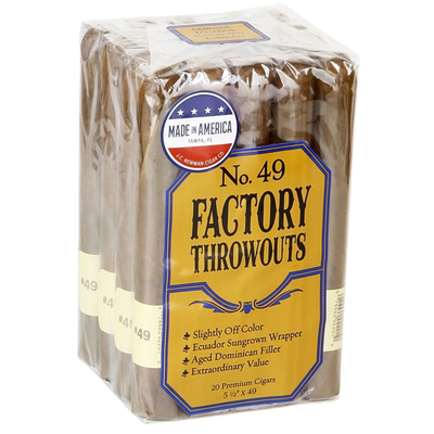 Сигары Factory Throwouts № 49 Natural