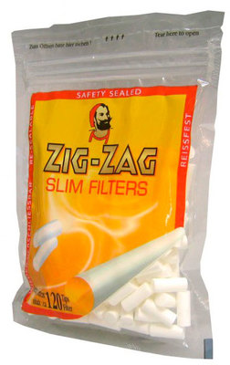 Фильтры для самокруток Zig-Zag Slim 6 мм.