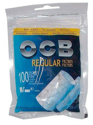 Фильтры для самокруток OCB Regular 7,5 мм. (100 шт.)