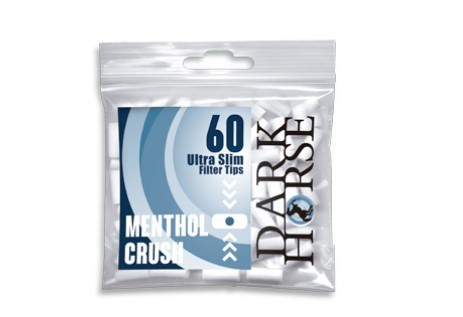 Фильтры для самокруток Dark Horse Slim Menthol Crush (Capsule) 60