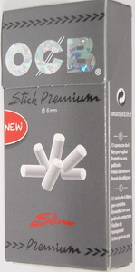 Фильтры для самокруток OCB Stick Premium Extra Slim 6 мм.