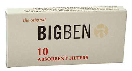 Фильтры для трубок Big Ben Угольные 9мм, 10шт.