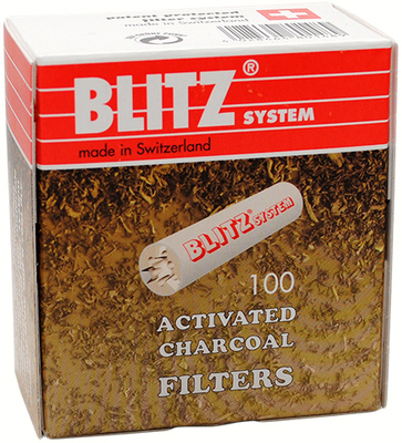 Фильтры для трубок Blitz Угольные 9мм 100 шт.