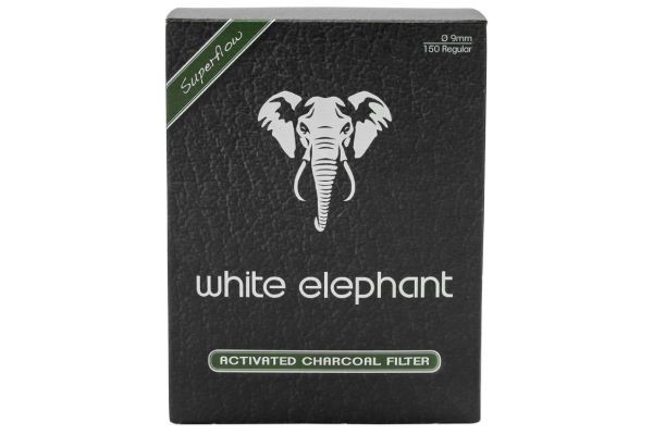 Фильтры для трубок White Elephant Угольные 9мм. 150 шт.