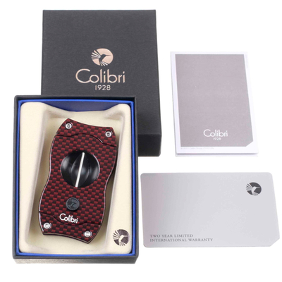 Гильотина Colibri V-cut, красный карбон CU300T22