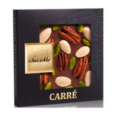 Горький шоколад ChocoMe «CARRÉ» 50NS104, 50 гр.