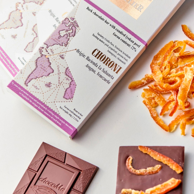 Горький шоколад ChocoMe из какао-бобов Чорони 72%  "AtelieR"  BB104, 55 гр.