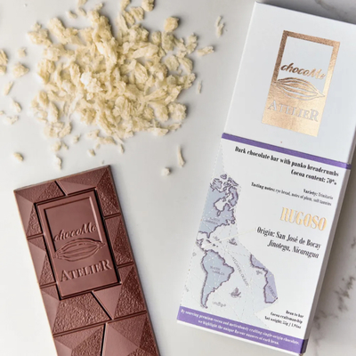 Горький шоколад ChocoMe из какао-бобов Ругозо 70%  "AtelieR"  BB110, 55 гр.