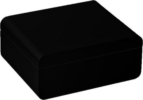 Хьюмидор Adorini Carrara M black - Deluxe на 75 сигар, черный-матовый 6096