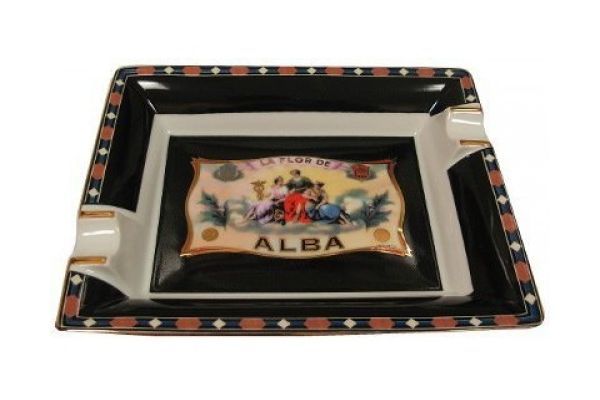 Хьюмидор Elie Bleu Alba Black / ashtray на 75 сигар с пепельницей