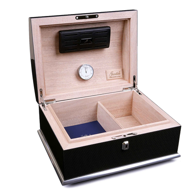 Хьюмидор Gentili Dome Top на 60 сигар, Карбон SV60-Carbon Dome Top