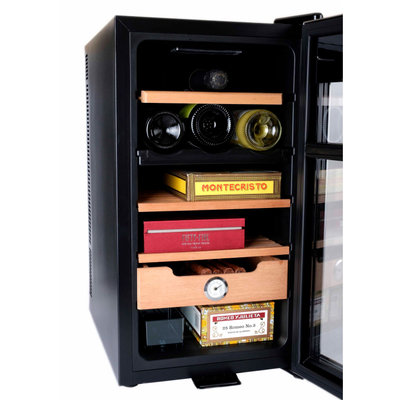 Хьюмидор-холодильник Howard Miller двухкамерный на 400 сигар и 6 бутылок вина, 810-051