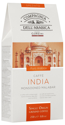 Индийский Кофе молотый Compagnia Dell'Arabica INDIA MONSOONED MALABAR