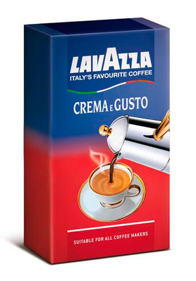 Итальянский кофе Lavazza Молотый Crema e Gusto 250 гр.