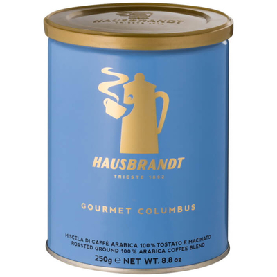 Итальянский кофе молотый Hausbrandt Gourmet Columbus, 250 гр. (ж/б)