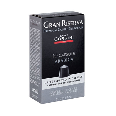 Итальянский Кофе в капсулах Caffe Corsini Gran Riserva Arabica