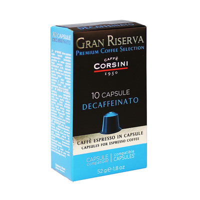 Итальянский Кофе в капсулах Caffe Corsini Gran Riserva decaf