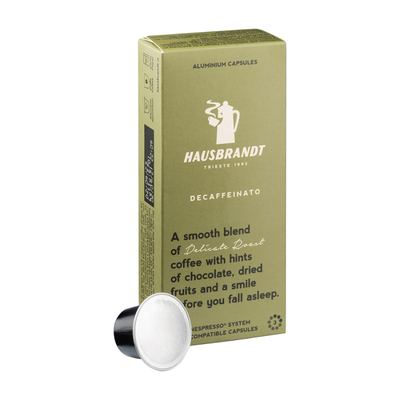 Итальянский кофе в капсулах Hausbrandt Nespresso Decaffeinato (10 шт.)