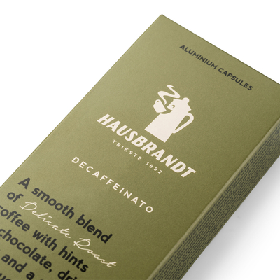 Итальянский кофе в капсулах Hausbrandt Nespresso Decaffeinato (10 шт.)