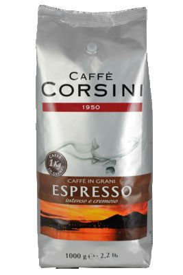 Итальянский Кофе в зернах Caffe Corsini Espresso