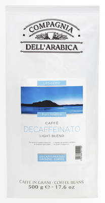 Итальянский Кофе в зернах Compagnia Dell'Arabica DECAFFEINATO