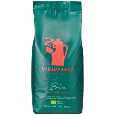 Итальянский кофе в зернах Hausbrandt Bio Arabica, 1000 гр.