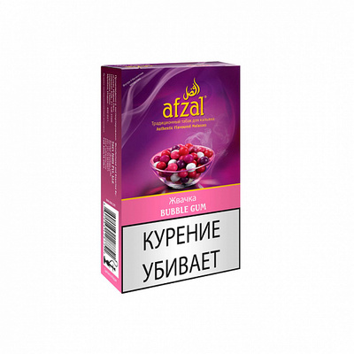 Кальянный табак AFZAL - BUBBLE GUM - 40GR