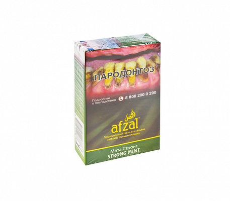 Кальянный табак AFZAL - STRONG MINT - 40GR