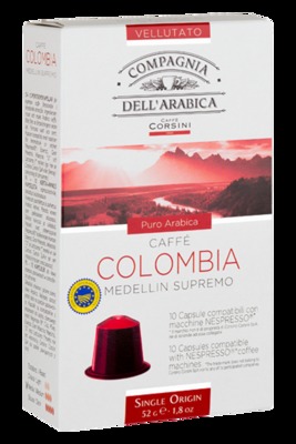Колумбийский Кофе в капсулах Compagnia Dell'Arabica COLOMBIA 