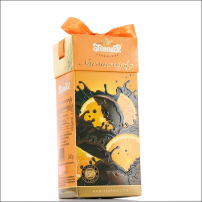 Конфеты "Stuhmer" Апельсиновые цукаты, покрытые горьким шоколадом 9065, 200 гр.