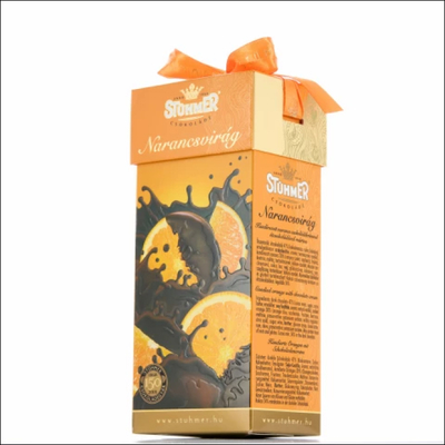 Конфеты "Stuhmer" Апельсиновые цукаты, покрытые горьким шоколадом 9065, 200 гр.