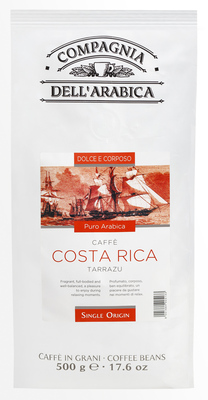 Коста-Риканский Кофе в зернах Compagnia Dell'Arabica COSTA RICA TARRAZU