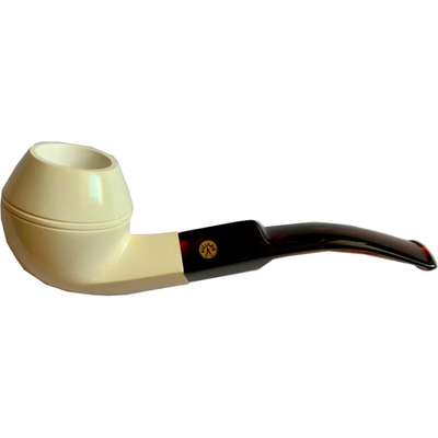 Курительная трубка Altinay Meerschaum Carved Bent Bulldog, без фильтра 