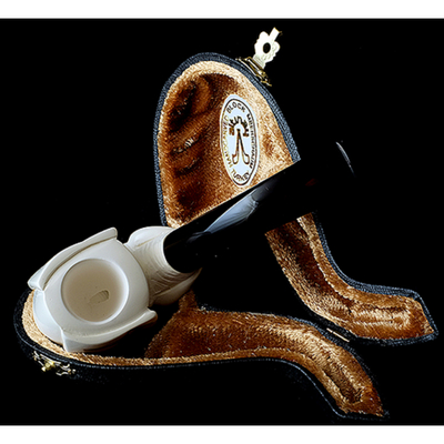 Курительная трубка Altinay Meerschaum Carved Bent Elephant, без фильтра 