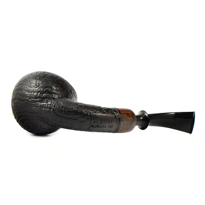 Курительная трубка Astra - Aurora 125 - Brandy bent Black Blast, без фильтра