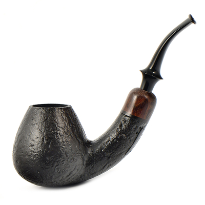 Курительная трубка Astra - Aurora 125 - Brandy bent Black Blast, без фильтра