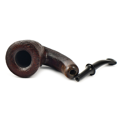 Курительная трубка Astra - Aurora 133-2 - Dublin bent Brown Blast, без фильтра