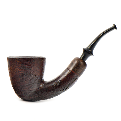 Курительная трубка Astra - Aurora 133-2 - Dublin bent Brown Blast, без фильтра